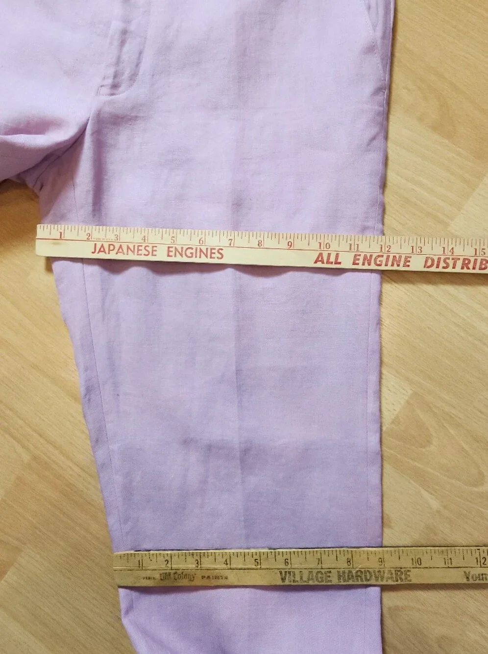 33x32 100% Linen Pink Pants Bar lll Men's Size 33 Slacks Dress Pants Breathable